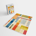 Colorful Geometric Modern Design Art II Jigsaw Puzzle Gallery Image 2