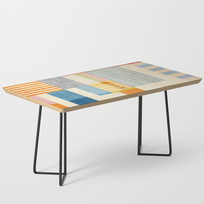 Colorful Geometric Modern Design Art II Coffee Table Gallery Image 1