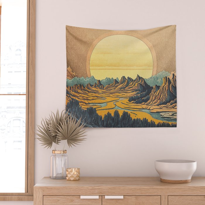 Celebrating Hazhan Wall Tapestry Gallery Image 2
