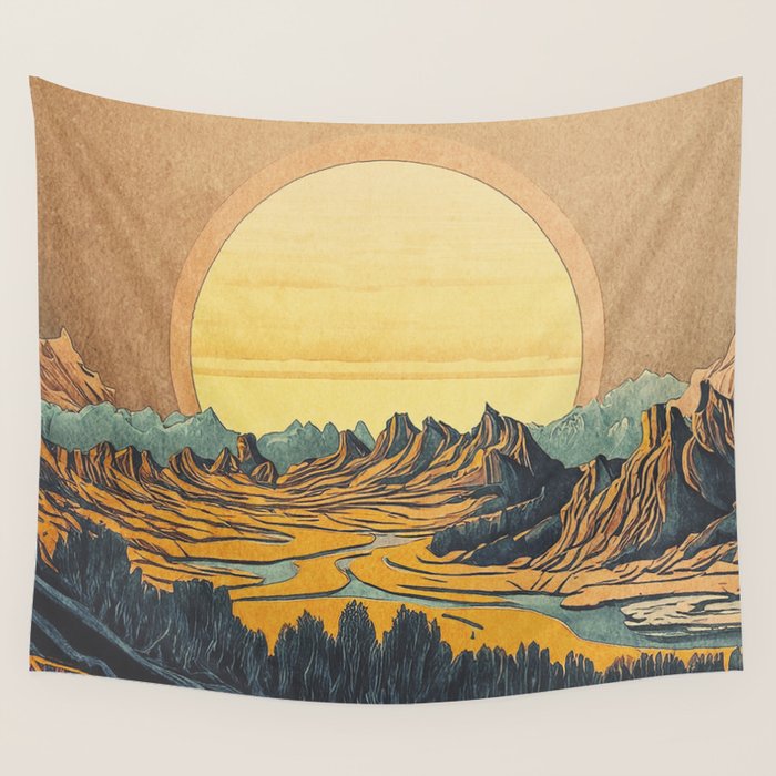 Celebrating Hazhan Wall Tapestry Gallery Image 4