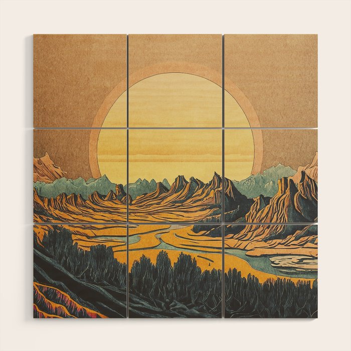 Celebrating Hazhan Wood Wall Art Gallery Image 1