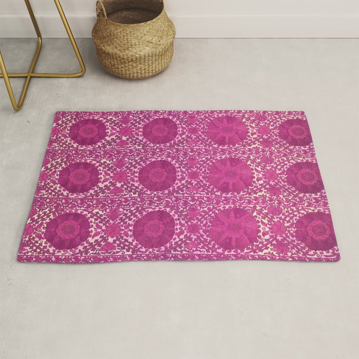 Pink Vintage Rug Rug Gallery Image 1