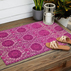 Pink Vintage Rug Outdoor Rug Gallery Image 2