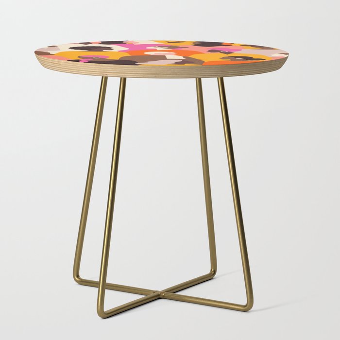 Female diverse faces pink Side Table Gallery Image 1