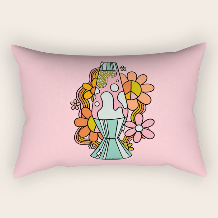 Aquarius Lava Lamp Rectangular Pillow Gallery Image 2