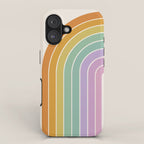 Gradient Arch XV Tropical Mid Century Modern Rainbow iPhone Case Gallery Image 1
