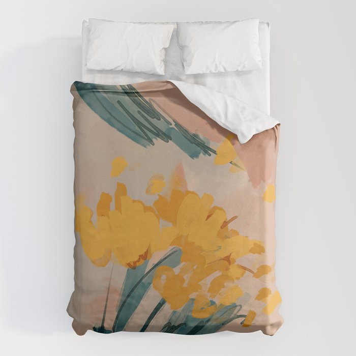 Bouquet Of Summer Sunshine Duvet Cover Gallery Image 6