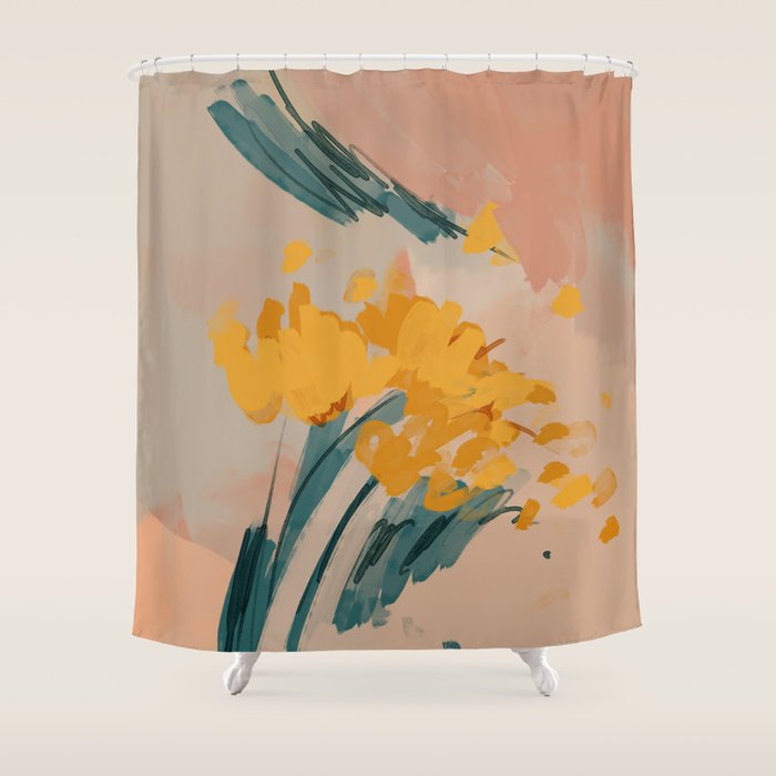 Bouquet Of Summer Sunshine Shower Curtain Gallery Image 1