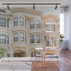 San Francisco Pastels Wall Mural Gallery Image 1