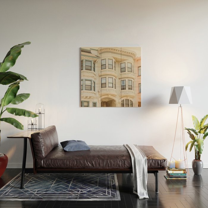 San Francisco Pastels Wood Wall Art Gallery Image 2