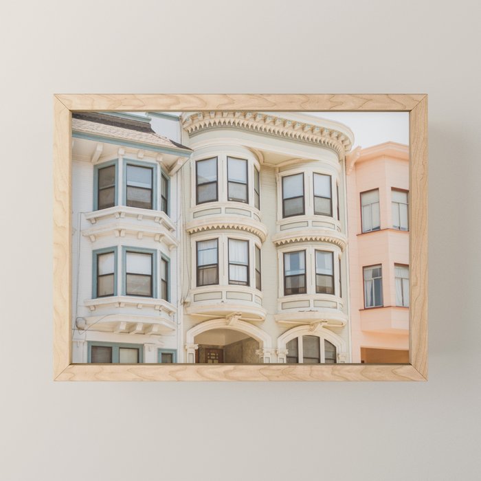 San Francisco Pastels Mini Art Print Gallery Image 1