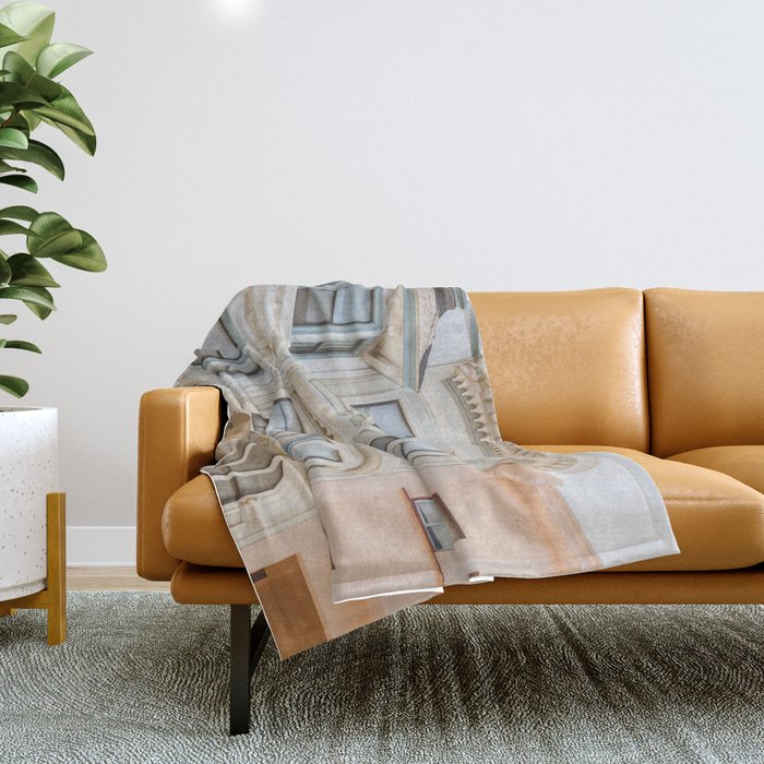 San Francisco Pastels Throw Blanket Gallery Image 1