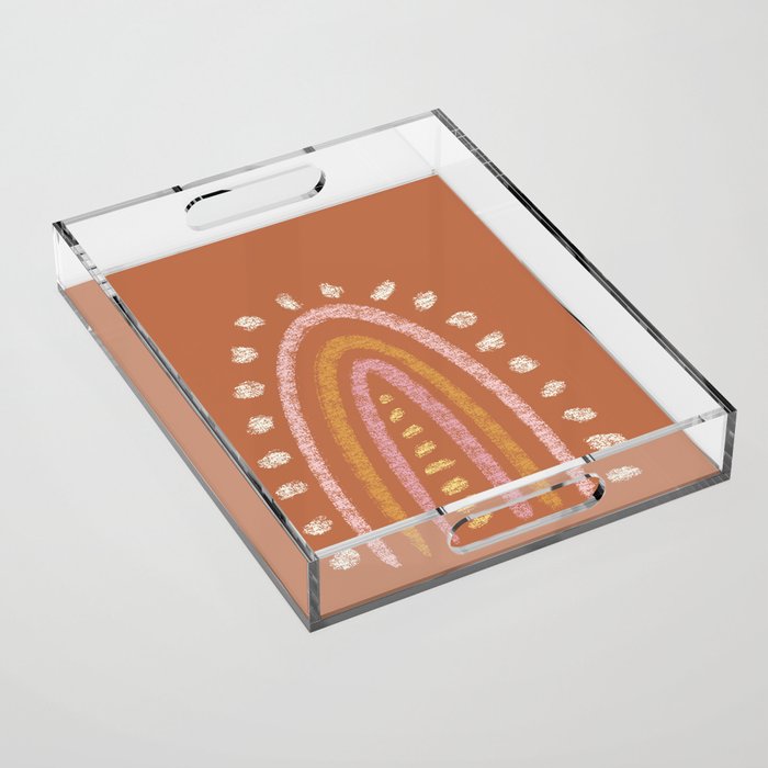 Earth Rainbow  Acrylic Tray Gallery Image 1