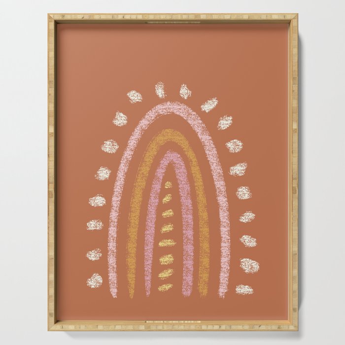 Earth Rainbow  Serving Tray Gallery Image 1