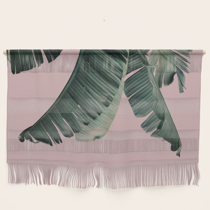 Banana Leaf Blush Wall Hanging Gallery Image 1