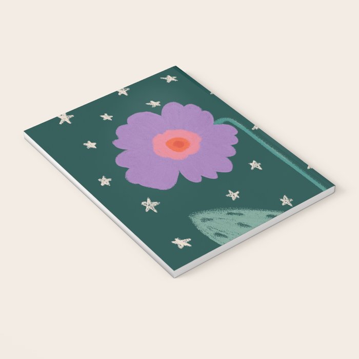Twin Textured Flower  Notebook Gallery Image 3