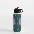 Twin Textured Flower  Water Bottle Gallery Image 1