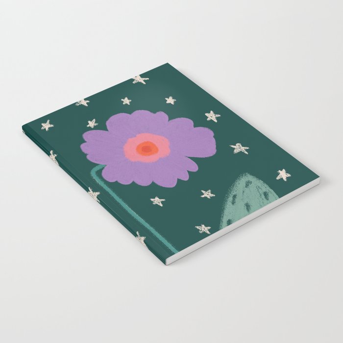 Twin Textured Flower  Notebook Gallery Image 2
