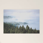 Pacific Northwest Forest Fog - Nature Photography Welcome Mat Gallery Image 1