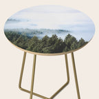 Pacific Northwest Forest Fog - Nature Photography Side Table Gallery Image 2
