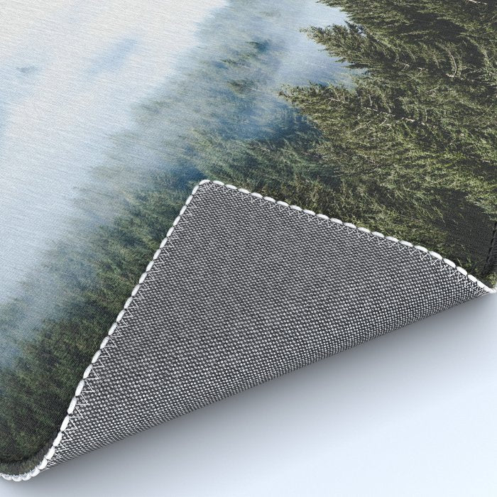 Pacific Northwest Forest Fog - Nature Photography Rug Gallery Image 4