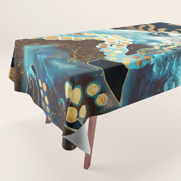 Indigo Octopus Tablecloth Gallery Image 1