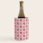 Cherry Tomato Geometric Floral Wine Chiller Gallery Image 3