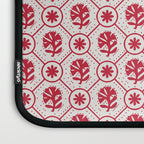 Cherry Tomato Geometric Floral Laptop Sleeve Gallery Image 3
