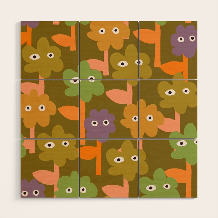 Suspicious Garden #1 Wood Wall Art Gallery Image 1