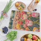 Colorful tulips watercolor Cutting Board Gallery Image 2