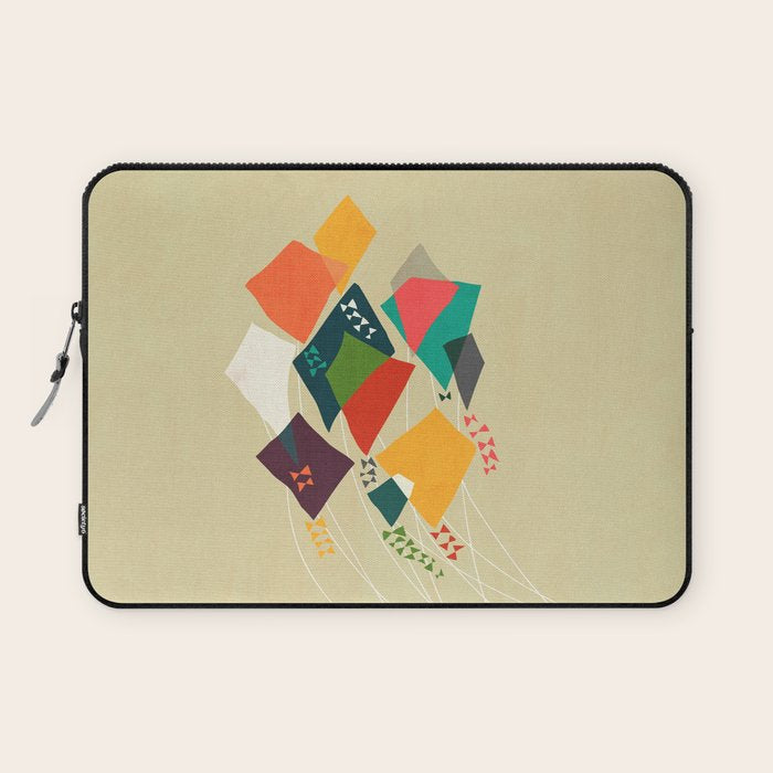 Whimsical kites Laptop Sleeve Gallery Image 1
