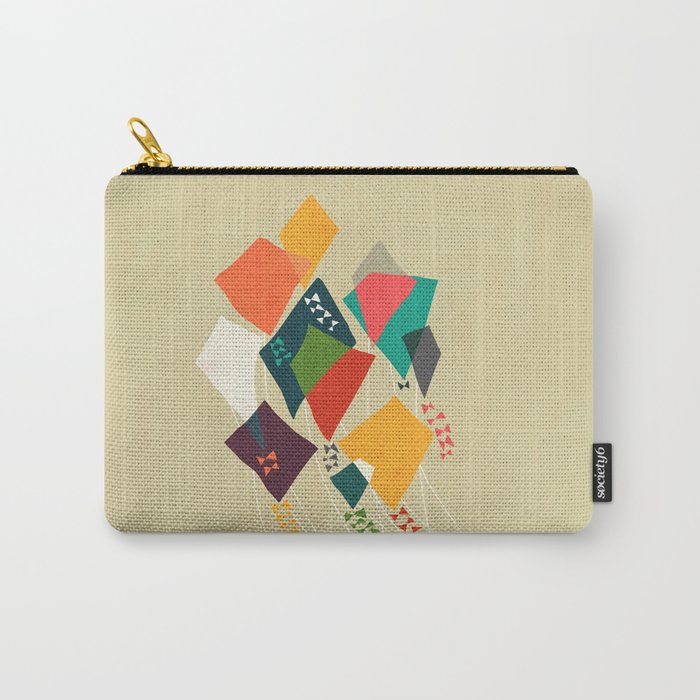 Whimsical kites Carry All Pouch Gallery Image 1