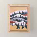 Mountain Bear Mini Art Print Gallery Image 1