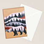 Mountain Bear Stationery Card Gallery Image 2