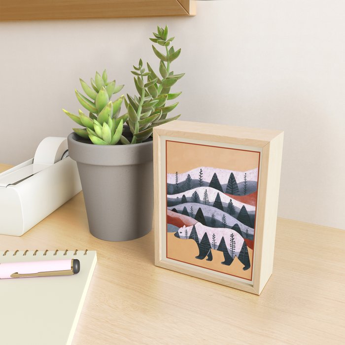 Mountain Bear Mini Art Print Gallery Image 2