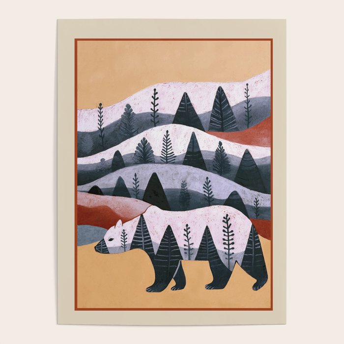 Mountain Bear Poster Gallery Image 1