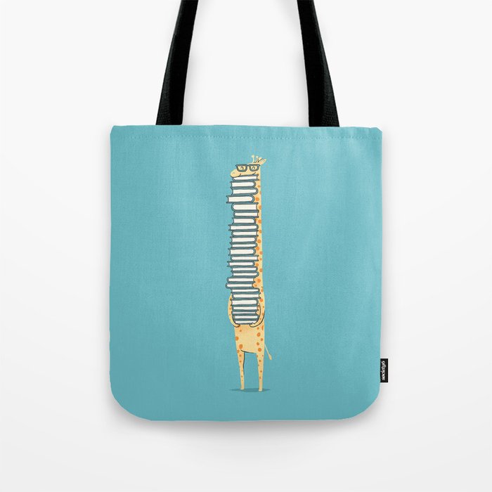 A Book Lover (blue) Tote Bag Gallery Image 1