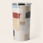 Plan / Mixed Media Collage Travel Mug Gallery Image 1