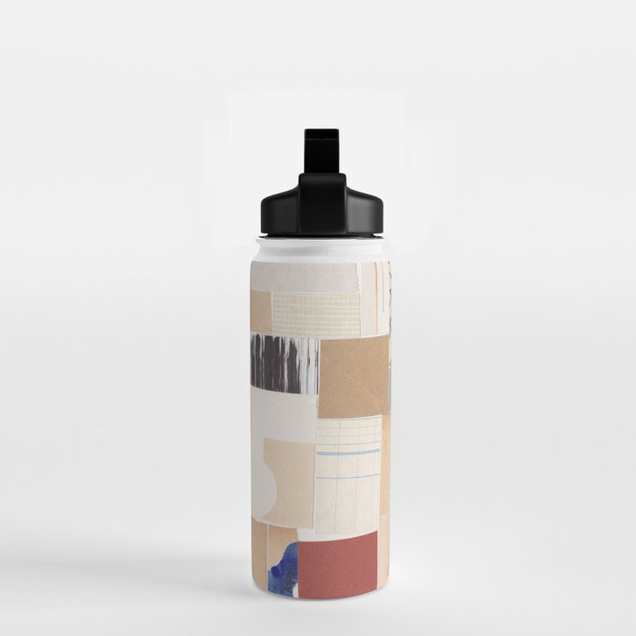 Plan / Mixed Media Collage Water Bottle Gallery Image 2