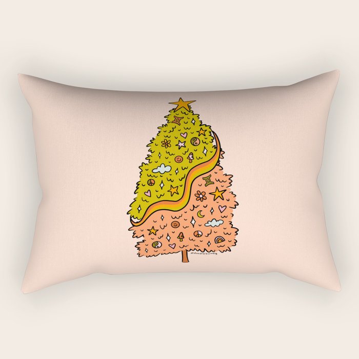 Gemini Tree Rectangular Pillow Gallery Image 1