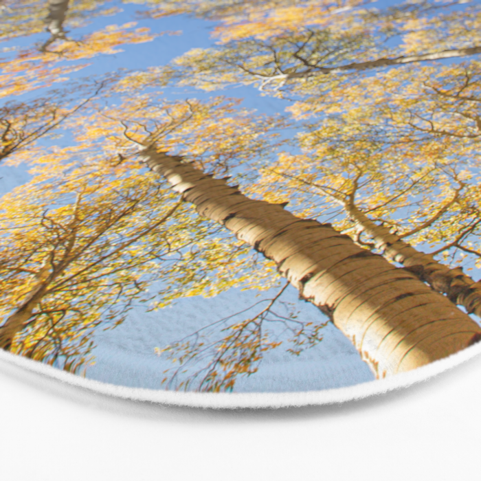 A Walk Among Aspens II Bath Mat Gallery Image 3