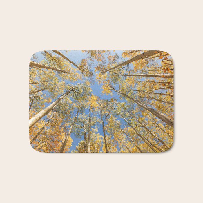 A Walk Among Aspens II Bath Mat Gallery Image 1
