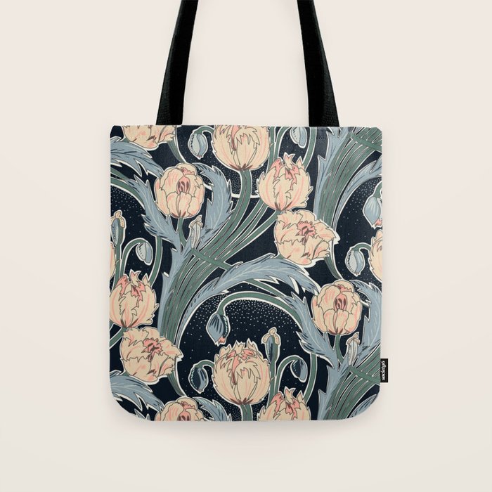 Victorian cottage nighty garden Tote Bag Gallery Image 1