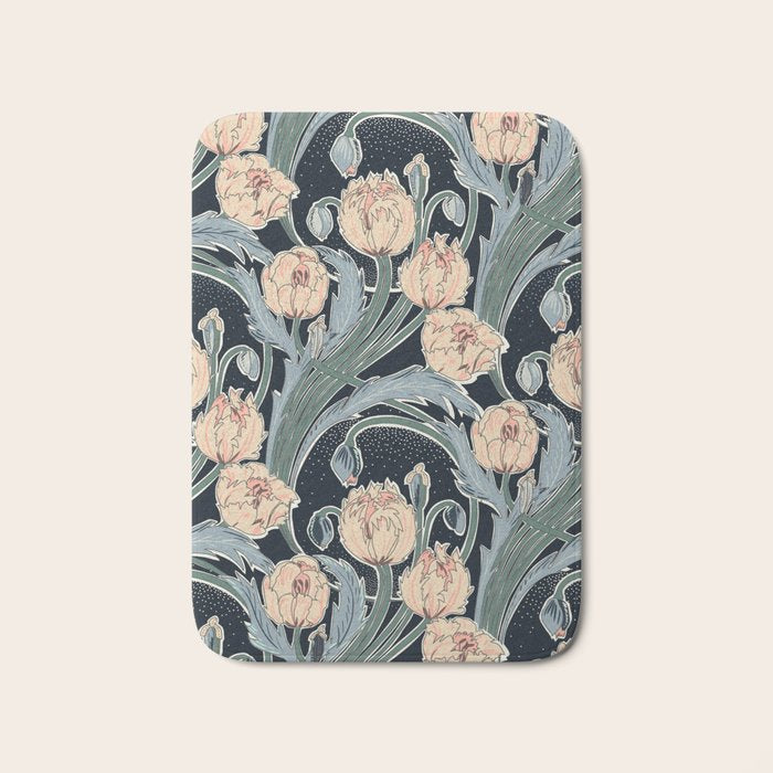 Victorian cottage nighty garden Bath Mat Gallery Image 1