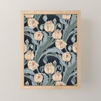 Victorian cottage nighty garden Mini Art Print Gallery Image 1