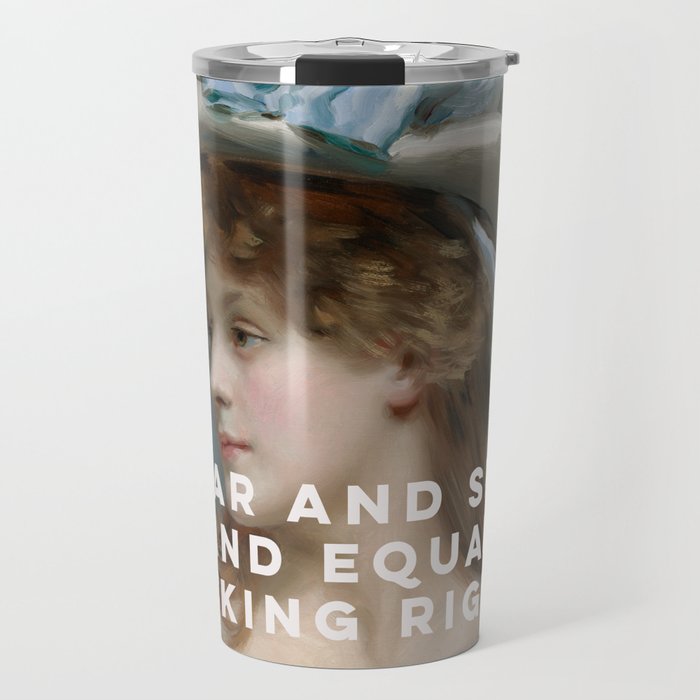 Sugar and Spice and Equal Fucking Rights - Feminist Travel Mug Gallery Image 1