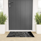 Chicago Black Map Welcome Mat Gallery Image 3