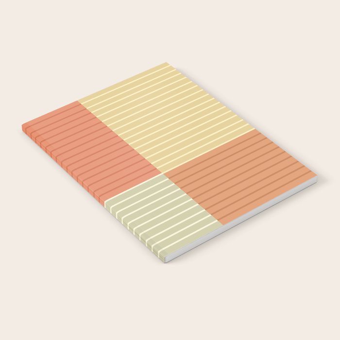 Color Block Line Abstract XLVII Notebook Gallery Image 2