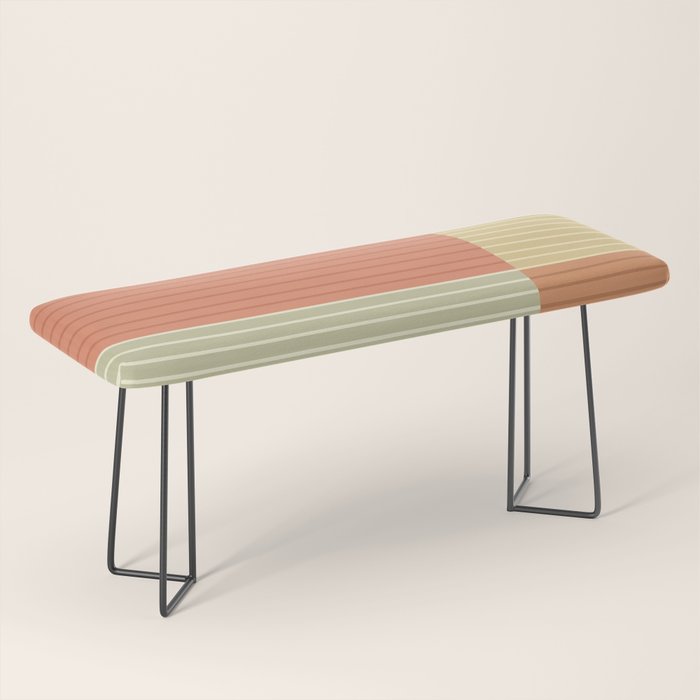 Color Block Line Abstract XLVII Bench Gallery Image 1