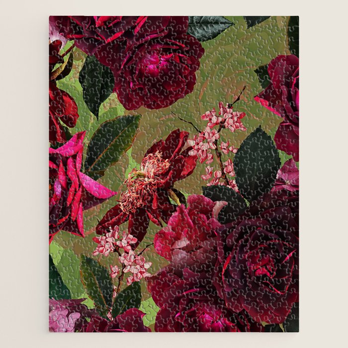 Vintage & Shabby Chic - Botanical Roses Summer Garden   Jigsaw Puzzle Gallery Image 1